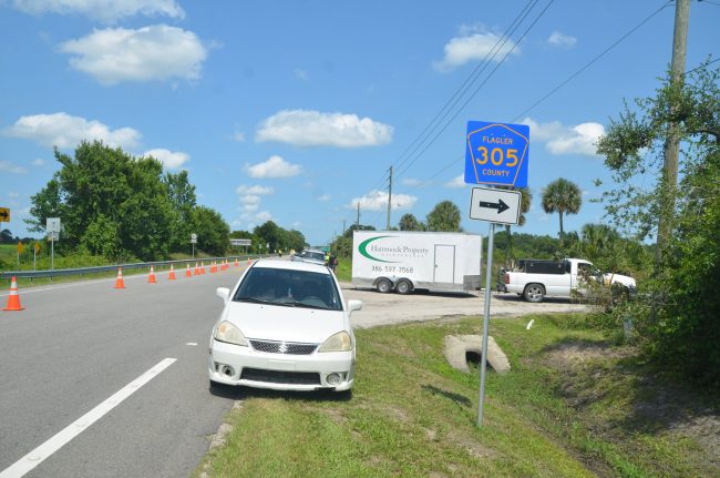 One of the county's more dangerous intersections. Click on the image for larger view. (© FlaglerLive)