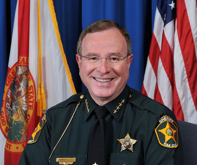 Polk County Sheriff Grady Judd was named president of the Florida Sheriff's Association. (Polk Sheriff's Office)