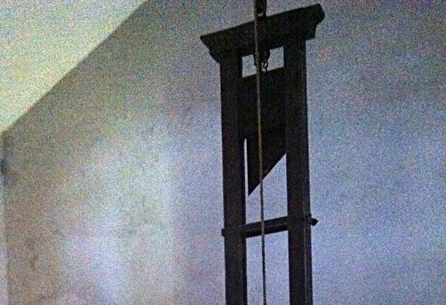 Capital punishment's speedy version. (Denis LeBlanc)
