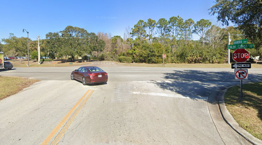 A 69-year-old Palm Coast man on an ebike was killed Friday evening in a collision with a car at the intersection of Palm Coast Parkway with Diandra Throughway.