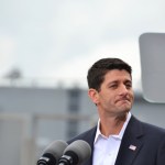 Paul Ryan tries to stick to the script. (Tony Alter)