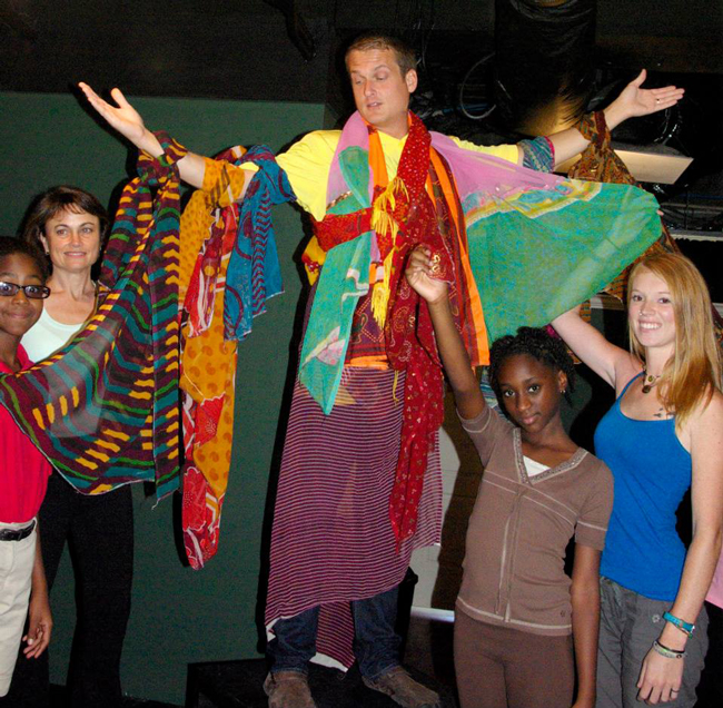 The cast 'Joseph and the Amazing Technicolor Dreamcoat,' led by Brett Cunningham, opens Thursday at Palm Coast's City Repertory Theatre, and held a special sneak performance Monday at the Flagler Auditorium.