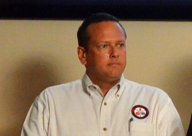 Troy Harper, Flagler County's emergtency management chief since 2009, has been at the center of a struggle over the future direction of the county's Emergency Operations Management department. (© FlaglerLive)