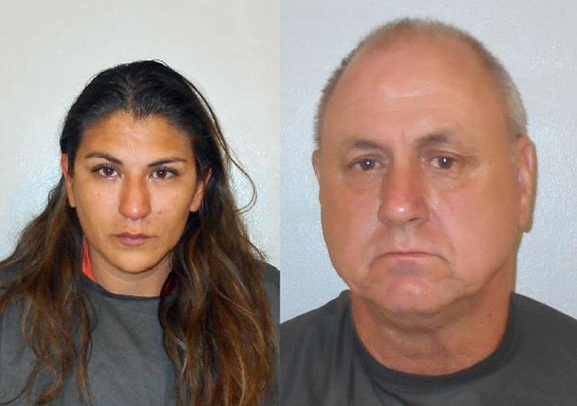 Jolynn Martin, left, and Martin Wright.