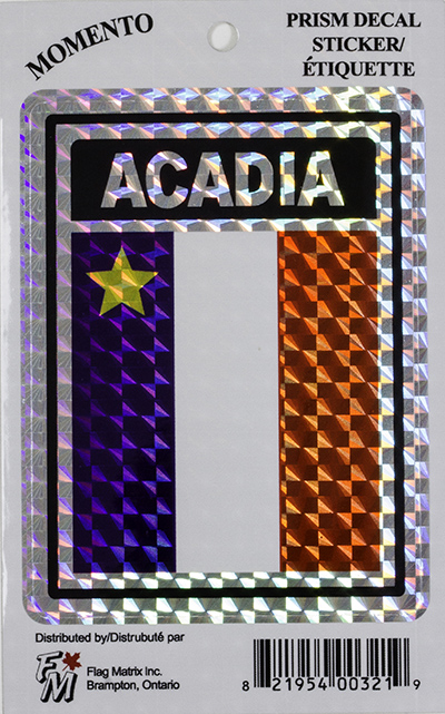 Acadia Vinyl Sticker Flag Matrix - Sunset Texture Collection - Mobile Quality