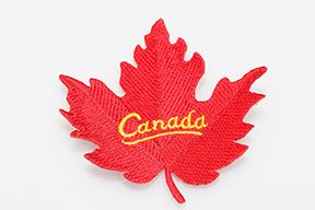 Newfoundland Red Maple Leaf Patch Flag Matrix - Best Gradient Wallpapers in Retina