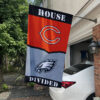 Bears vs Eagles House Divided Flag, NFL House Divided Flag 1 Bears vs Eagles House Divided Flag, NFL House Divided Flag, NFL House Divided Flag