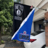 Nets vs Clippers House Divided Flag, NBA House Divided Flag 2 Nets vs Clippers House Divided Flag, NBA House Divided Flag, NBA House Divided Flag