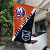 Islanders vs Kings House Divided Flag, NHL House Divided Flag 1 Islanders vs Kings House Divided Flag, NHL House Divided Flag