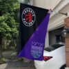 Raptors vs Kings House Divided Flag, NBA House Divided Flag 1 Raptors vs Kings House Divided Flag, NBA House Divided Flag