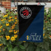 Raptors vs Jazz House Divided Flag, NBA House Divided Flag 1 Raptors vs Jazz House Divided Flag, NBA House Divided Flag