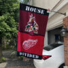 Coyotes vs Red Wings House Divided Flag, NHL House Divided Flag