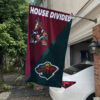 Coyotes vs Wild House Divided Flag, NHL House Divided Flag
