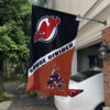 Devils vs Coyotes House Divided Flag, NHL House Divided Flag