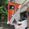 Flyers vs Coyotes House Divided Flag, NHL House Divided Flag 1 Flyers vs Coyotes House Divided Flag, NHL House Divided Flag