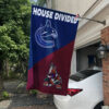 Canucks vs Coyotes House Divided Flag, NHL House Divided Flag 1 Canucks vs Coyotes House Divided Flag, NHL House Divided Flag