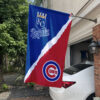 Royals vs Cubs House Divided Flag, MLB House Divided Flag, MLB House Divided Flag