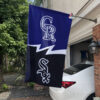 Rockies vs White Sox House Divided Flag, MLB House Divided Flag, MLB House Divided Flag