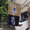 Royals vs White Sox House Divided Flag, MLB House Divided Flag, MLB House Divided Flag