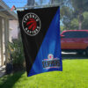 Raptors vs Clippers House Divided Flag, NBA House Divided Flag