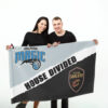 Magic vs Cavaliers House Divided Flag, NBA House Divided Flag 2 Magic vs Cavaliers House Divided Flag, NBA House Divided Flag