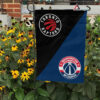 Raptors vs Wizards House Divided Flag, NBA House Divided Flag