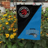 Raptors vs Magic House Divided Flag, NBA House Divided Flag 3 Raptors vs Magic House Divided Flag, NBA House Divided Flag