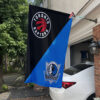 Raptors vs Mavericks House Divided Flag, NBA House Divided Flag