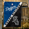 Dodgers vs White Sox House Divided Flag, MLB House Divided Flag, MLB House Divided Flag