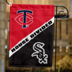 Twins vs White Sox House Divided Flag, MLB House Divided Flag