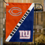 Bears vs Giants House Divided Flag, NFL House Divided Flag