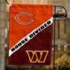 Bears vs Commanders House Divided Flag, NFL House Divided Flag, NFL House Divided Flag