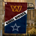 Commanders vs Cowboys House Divided Flag, NFL House Divided Flag