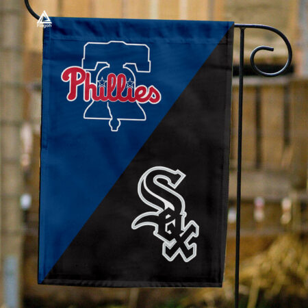 Phillies vs White Sox House Divided Flag, MLB House Divided Flag