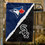 Blue Jays vs White Sox House Divided Flag, MLB House Divided Flag