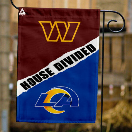 Commanders vs Rams House Divided Flag, NFL House Divided Flag