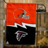 Browns vs Falcons House Divided Flag, NFL House Divided Flag