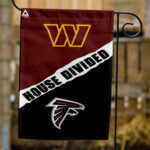Commanders vs Falcons House Divided Flag, NFL House Divided Flag