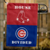 Red Sox vs Cubs House Divided Flag, MLB House Divided Flag, MLB House Divided Flag