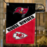 Buccaneers vs Chiefs House Divided Flag, NFL House Divided Flag