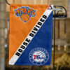 Knicks vs 76ers House Divided Flag, NBA House Divided Flag