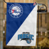 76ers vs Magic House Divided Flag, NBA House Divided Flag