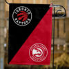 Raptors vs Hawks House Divided Flag, NBA House Divided Flag