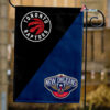 Raptors vs Pelicans House Divided Flag, NBA House Divided Flag