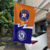 Astros vs Rockies House Divided Flag, MLB House Divided Flag 1 Astros vs Rockies House Divided Flag, MLB House Divided Flag