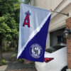 Angels vs Rockies House Divided Flag, MLB House Divided Flag