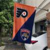 Flyers vs Panthers House Divided Flag, NHL House Divided Flag