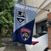 Kings vs Panthers House Divided Flag, NHL House Divided Flag