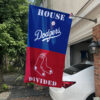 Dodgers vs Red Sox House Divided Flag, MLB House Divided Flag 1 Dodgers vs Red Sox House Divided Flag, MLB House Divided Flag