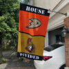 Ducks vs Senators House Divided Flag, NHL House Divided Flag